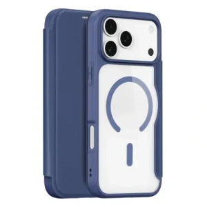Etui z klapką Dux Ducis Skin X Pro do Apple iPhone 17 Pro MagSafe niebieskie