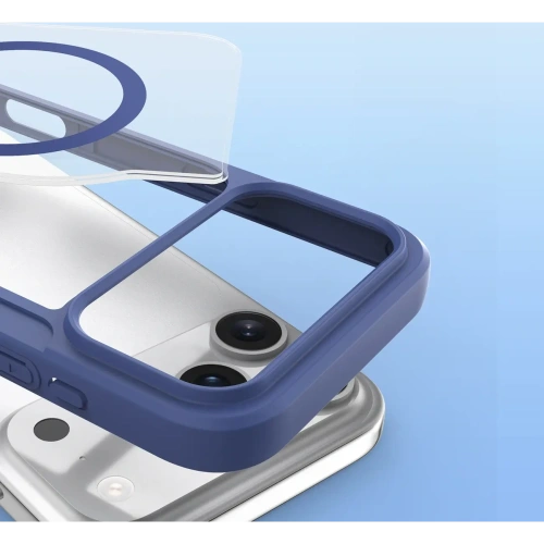 Etui z klapką Dux Ducis Skin X Pro do Apple iPhone 17 Pro Max MagSafe niebieskie