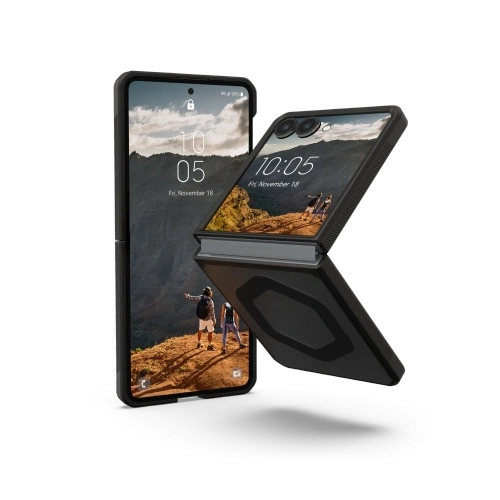 Etui UAG Urban Armor Gear Mouve do Samsung Galaxy Flip 7 z wbudowanym modułem magnetycznym (ash)