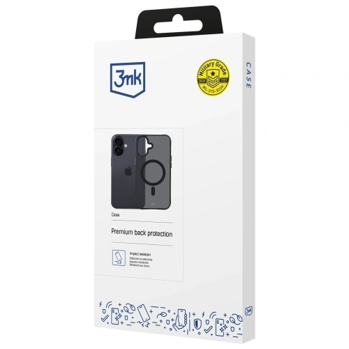 Etui 3MK Smoke MagCase do Apple iPhone 17