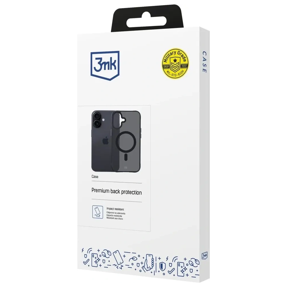 Etui 3MK Smoke MagCase do Apple iPhone 17