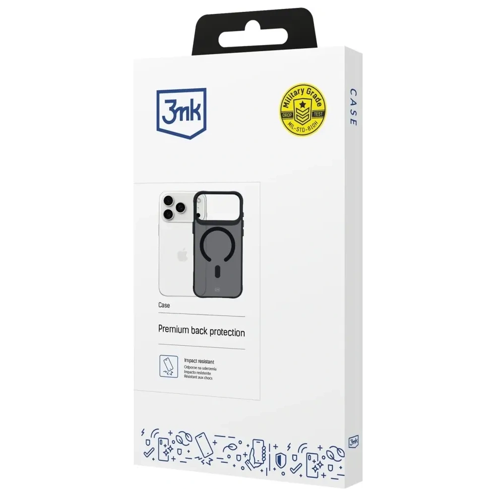 Etui 3MK Smoke MagCase do Apple iPhone 17 Pro