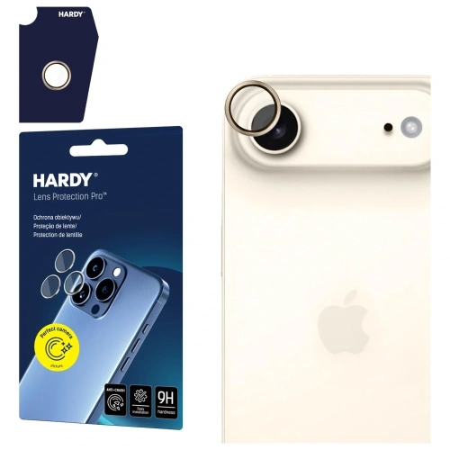 Ochrona na obiektyw aparatu 3MK HARDY Lens Protection Pro do Apple iPhone Air złoty