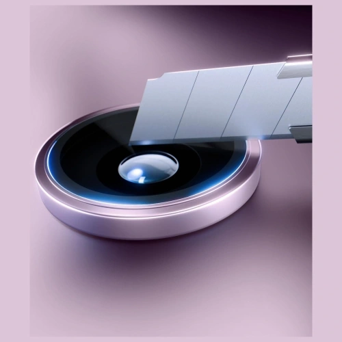 Ochrona na obiektyw aparatu 3MK HARDY Lens Protection Pro do Apple iPhone 17 fioletowy