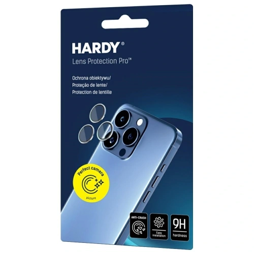 Ochrona na obiektyw aparatu 3MK HARDY Lens Protection Pro do Apple iPhone 17 fioletowy