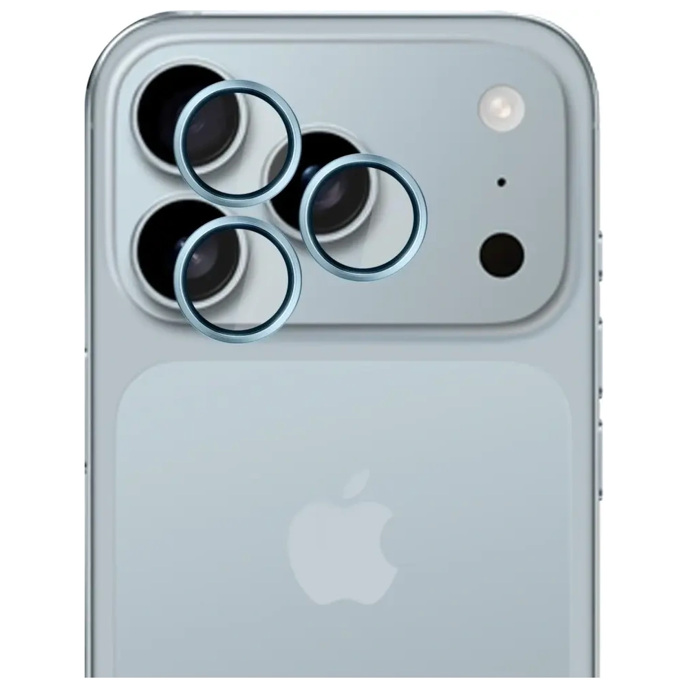 Ochrona na obiektyw aparatu 3MK HARDY Lens Protection Pro do Apple iPhone 17 Pro / 17 Pro Max niebieski