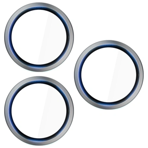 Ochrona na obiektyw aparatu 3MK HARDY Lens Protection Pro do Apple iPhone 17 Pro / 17 Pro Max szary