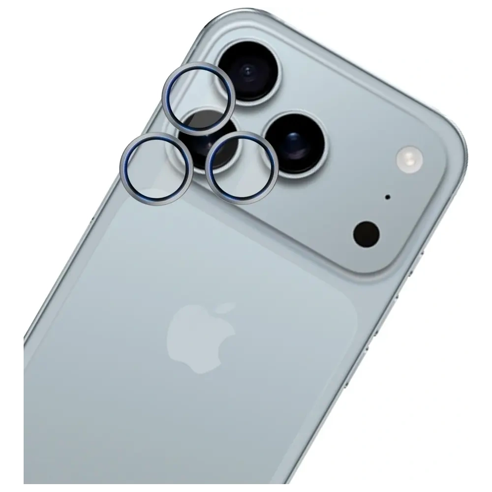 Ochrona na obiektyw aparatu 3MK HARDY Lens Protection Pro do Apple iPhone 17 Pro / 17 Pro Max szary