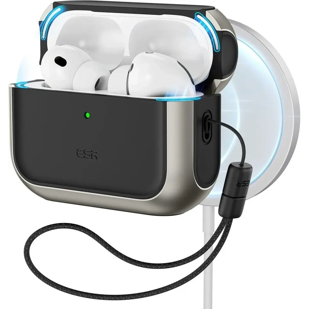 Etui ESR Orbit HaloLock MagSafe do Apple AirPods Pro 3 Titanium
