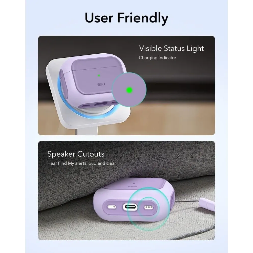 Etui ESR Orbit HaloLock MagSafe do Apple AirPods Pro 3 Lavender