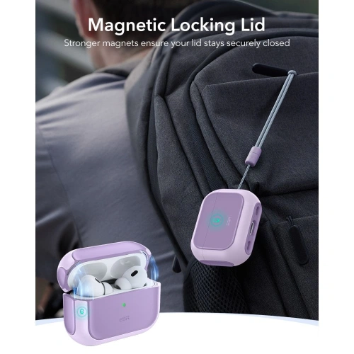 Etui ESR Orbit HaloLock MagSafe do Apple AirPods Pro 3 Lavender
