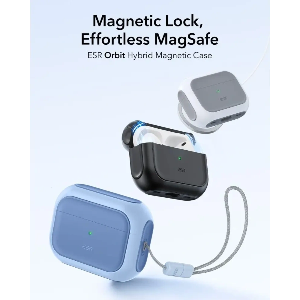 Etui ESR Orbit HaloLock MagSafe do Apple AirPods Pro 3 Powder Blue