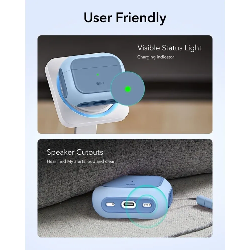 Etui ESR Orbit HaloLock MagSafe do Apple AirPods Pro 3 Powder Blue