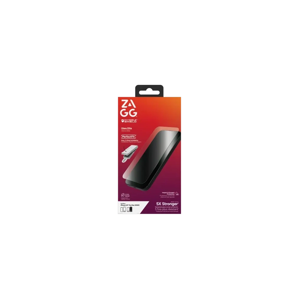 Szkło hartowane ZAGG Invisibleshield Glass Elite do Apple iPhone 17 Pro Max