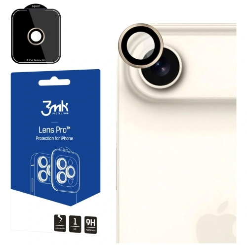 Ochrona na obiektyw aparatu 3MK Lens Protection Pro do Apple iPhone Air złoty
