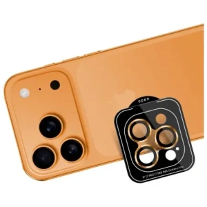 Ochrona na obiektyw aparatu 3MK Lens Protection Pro do Apple iPhone 17 Pro / 17 Pro Max pomarańczowy