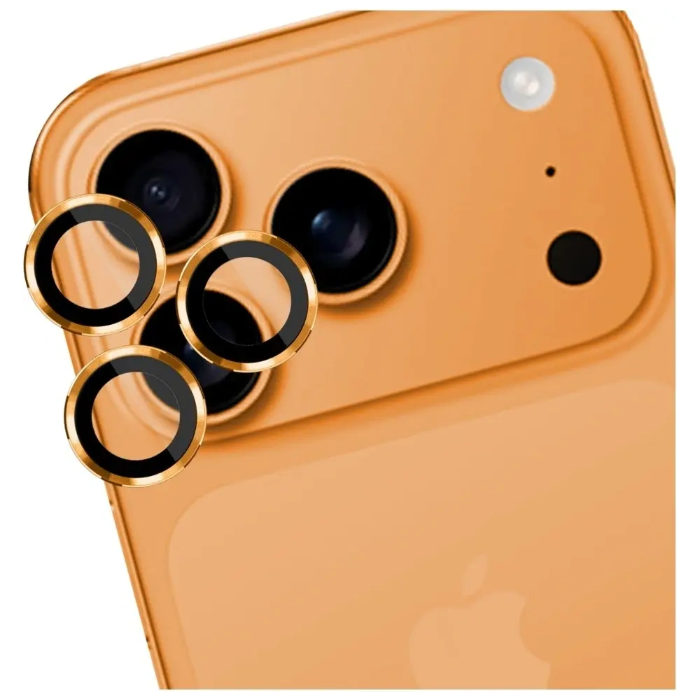 Ochrona na obiektyw aparatu 3MK Lens Protection Pro do Apple iPhone 17 Pro / 17 Pro Max pomarańczowy