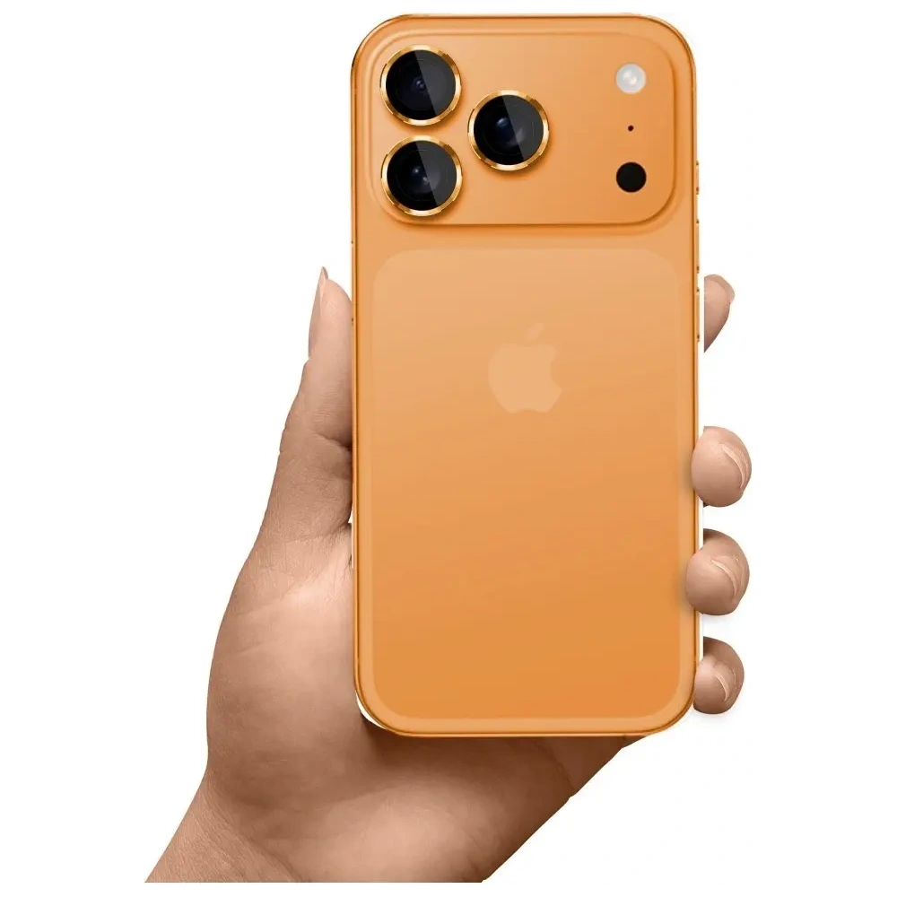 Ochrona na obiektyw aparatu 3MK Lens Protection Pro do Apple iPhone 17 Pro / 17 Pro Max pomarańczowy