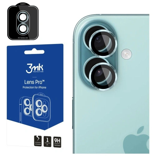 Ochrona na obiektyw aparatu 3MK Lens Protection Pro do Apple iPhone 17 zielony