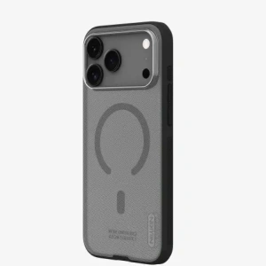 Etui Nillkin Super Frosted Shield Pro Magnetic MagSafe do Apple iPhone 17 Pro Max półprzezroczyste-czarne