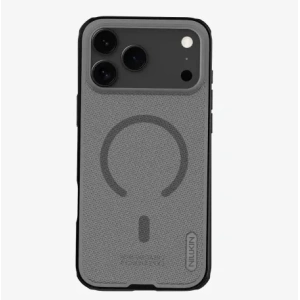 Etui Nillkin Super Frosted Shield Pro Magnetic MagSafe do Apple iPhone 17 Pro Max półprzezroczyste-czarne