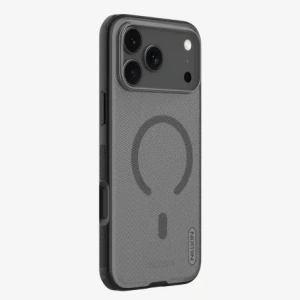 Etui Nillkin Super Frosted Shield Pro Magnetic MagSafe do Apple iPhone 17 Pro Max półprzezroczyste-czarne