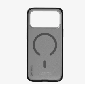 Etui Nillkin Super Frosted Shield Pro Magnetic MagSafe do Apple iPhone 17 Pro Max półprzezroczyste-czarne
