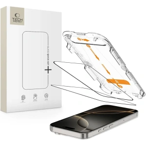 [CR] Szkło hartowane Tech-Protect Quick Set+ Apple iPhone 16 Pro Black