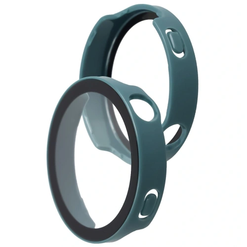 Etui ze szkłem do zegarka Bizon Case+Glass Watch do Huawei Watch GT6 41mm zielone