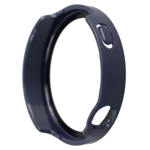 Etui ze szkłem do zegarka Bizon Case+Glass Watch do Huawei Watch GT6 41mm niebieskie