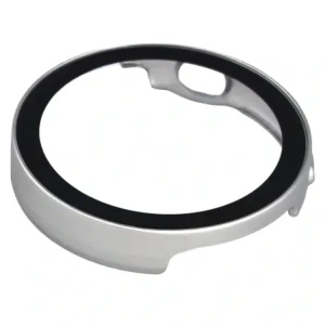 Etui ze szkłem do zegarka Bizon Case+Glass Watch do Huawei Watch GT6 41mm satynowo srebrne