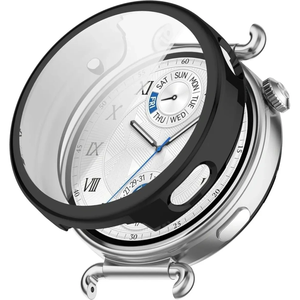 Etui z osłoną ekranu Bizon Case Watch Felipe do Huawei Watch GT6 41mm czarne