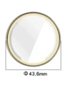 Etui z osłoną ekranu Bizon Case Watch Felipe do Huawei Watch GT6 41mm złote