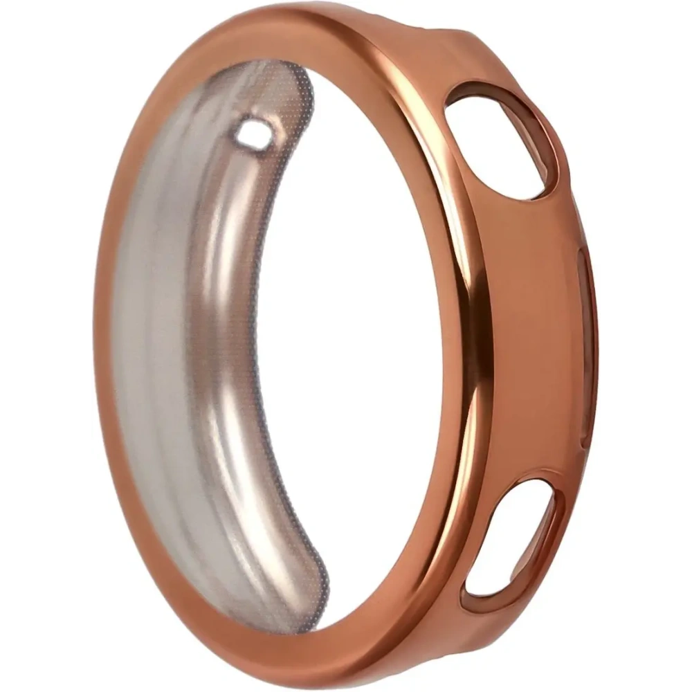 Etui z osłoną ekranu Bizon Case Watch Felipe do Huawei Watch GT6 41mm różowozłote