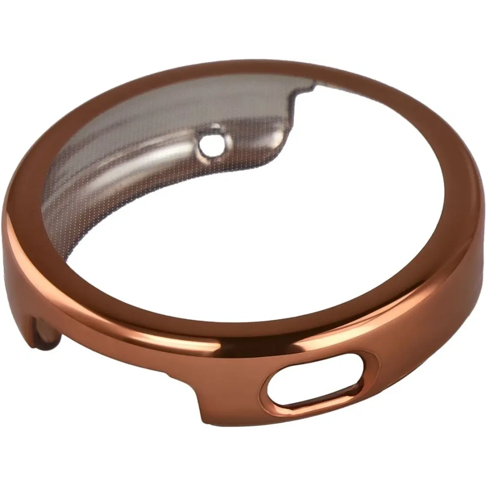 Etui z osłoną ekranu Bizon Case Watch Felipe do Huawei Watch GT6 41mm różowozłote