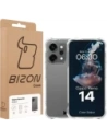 Elastyczne etui Bizon Case Salpa do Oppo Reno 14 przezroczyste