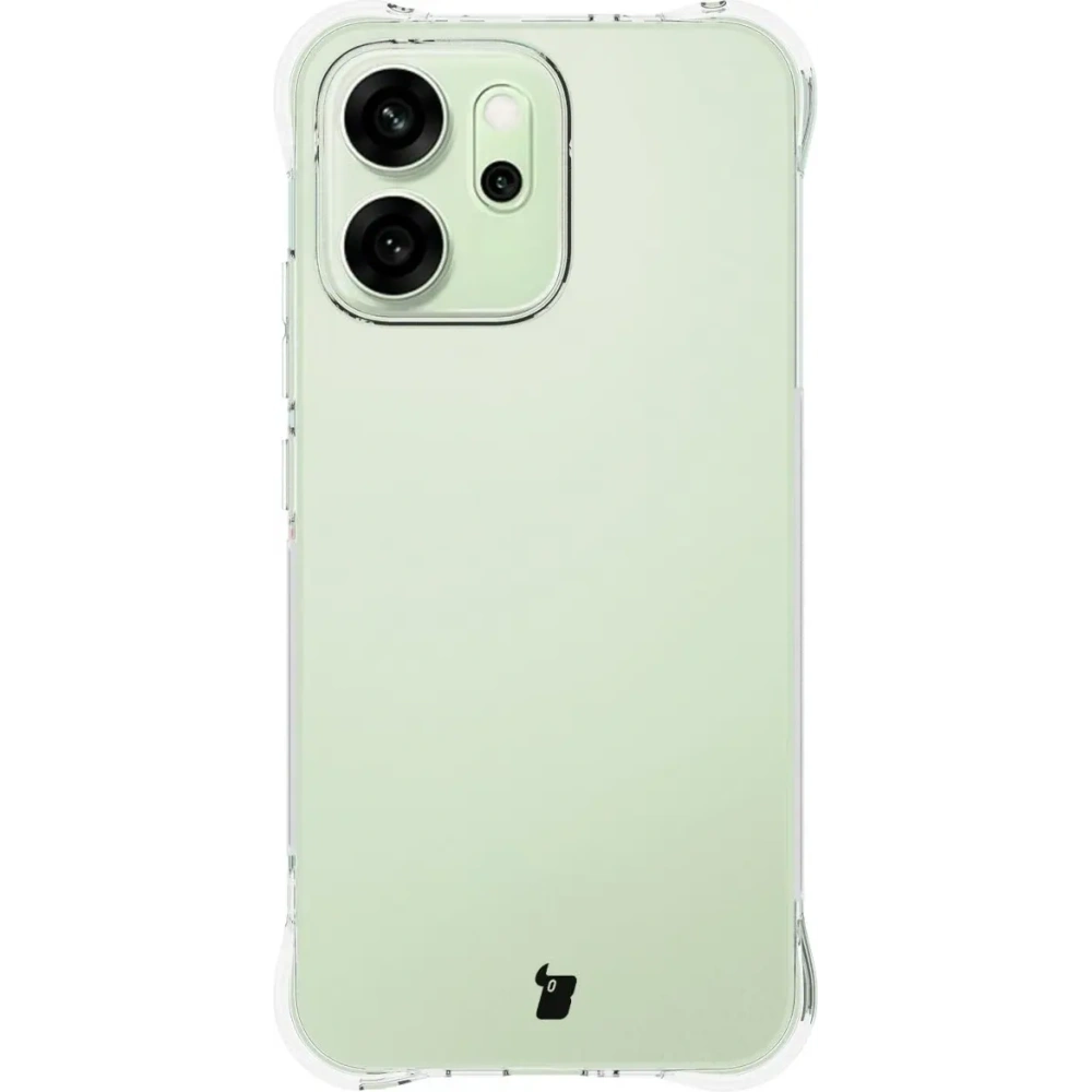 Elastyczne etui Bizon Case Salpa do Oppo Reno 14 F / 14 FS przezroczyste