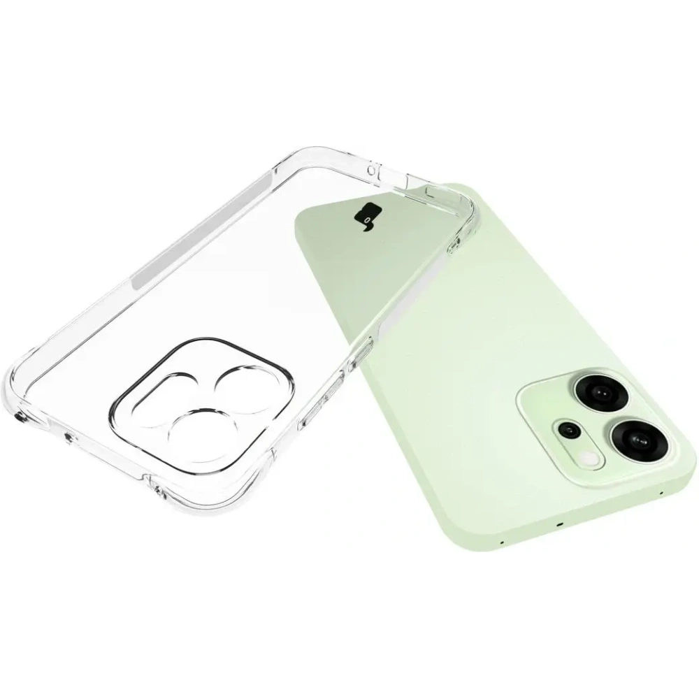 Elastyczne etui Bizon Case Salpa do Oppo Reno 14 F / 14 FS przezroczyste