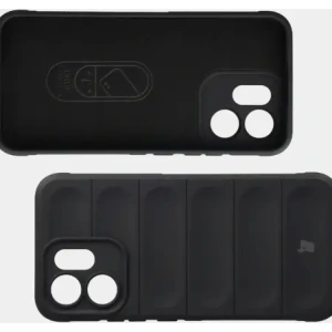 Pancerne etui Bizon Case Tur do Oppo Reno 14 F / 14 FS czarne
