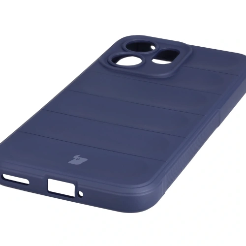 Pancerne etui Bizon Case Tur do Oppo Reno 14 F / 14 FS granatowe