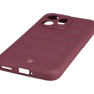 Pancerne etui Bizon Case Tur do Oppo Reno 14 F / 14 FS burgundowe