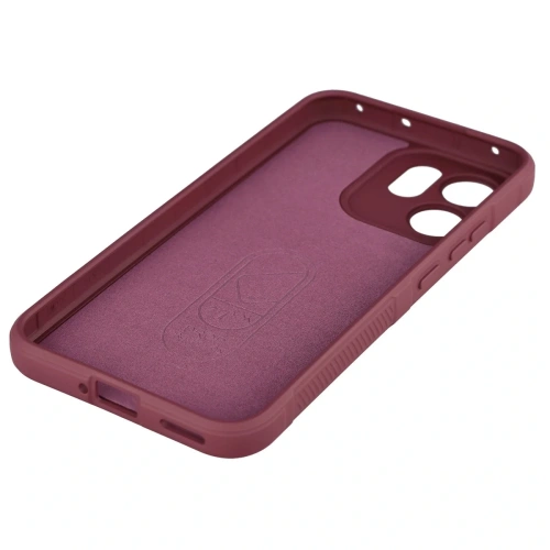 Pancerne etui Bizon Case Tur do Oppo Reno 14 F / 14 FS burgundowe