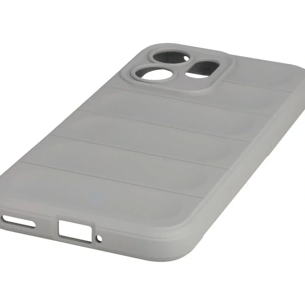 Pancerne etui Bizon Case Tur do Oppo Reno 14 F / 14 FS jasnoszare