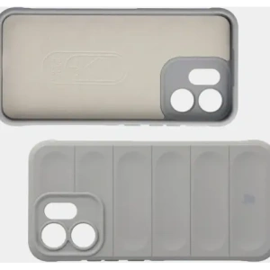 Pancerne etui Bizon Case Tur do Oppo Reno 14 F / 14 FS jasnoszare