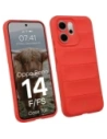 Pancerne etui Bizon Case Tur do Oppo Reno 14 F / 14 FS czerwone