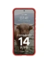 Pancerne etui Bizon Case Tur do Oppo Reno 14 F / 14 FS czerwone