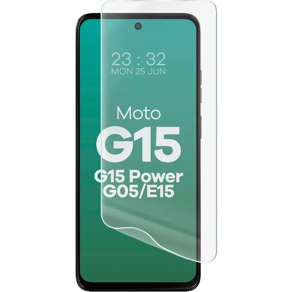 Folia hydrożelowa na ekran Bizon Glass Hydrogel Front do Motorola Moto G15 / G15 Power / G05 / E15