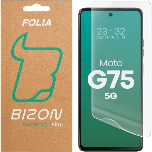 Folia hydrożelowa na ekran Bizon Glass Hydrogel Front do Motorola Moto G75 5G