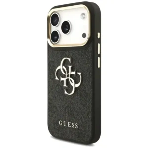 Etui Guess 4G Big 4G Classic Logo Big Strap Metal Buttons do Apple iPhone 17 Pro czarny