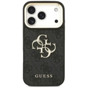 Etui Guess 4G Big 4G Classic Logo Big Strap Metal Buttons do Apple iPhone 17 Pro czarny